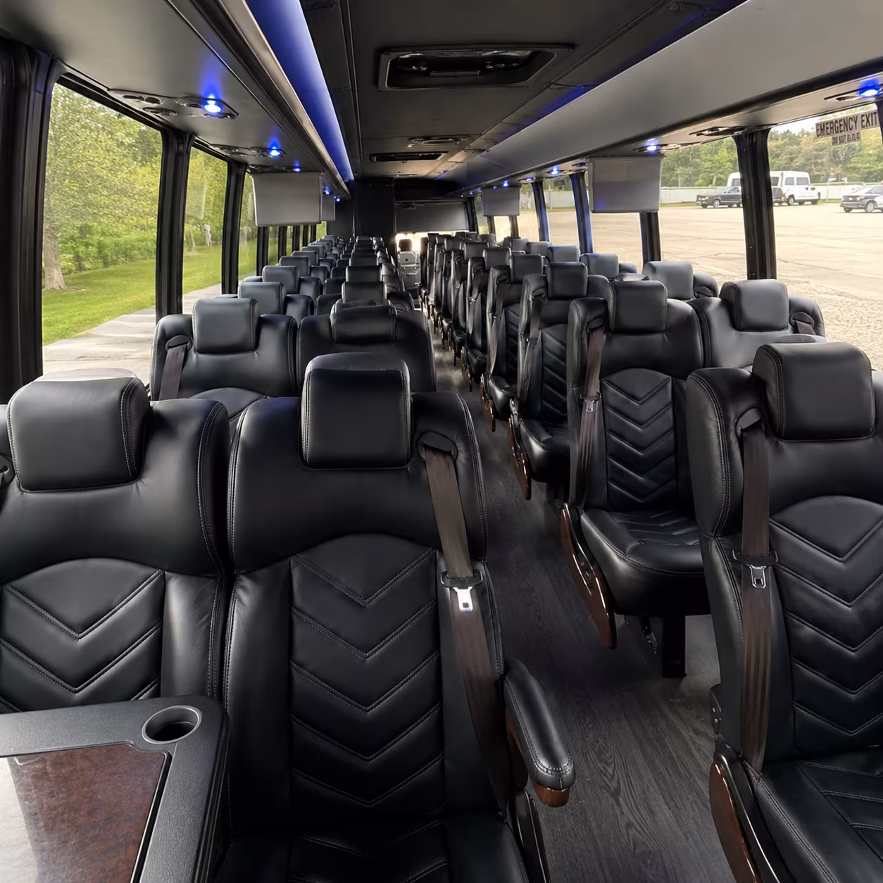 el monte school event transportation onboard seating