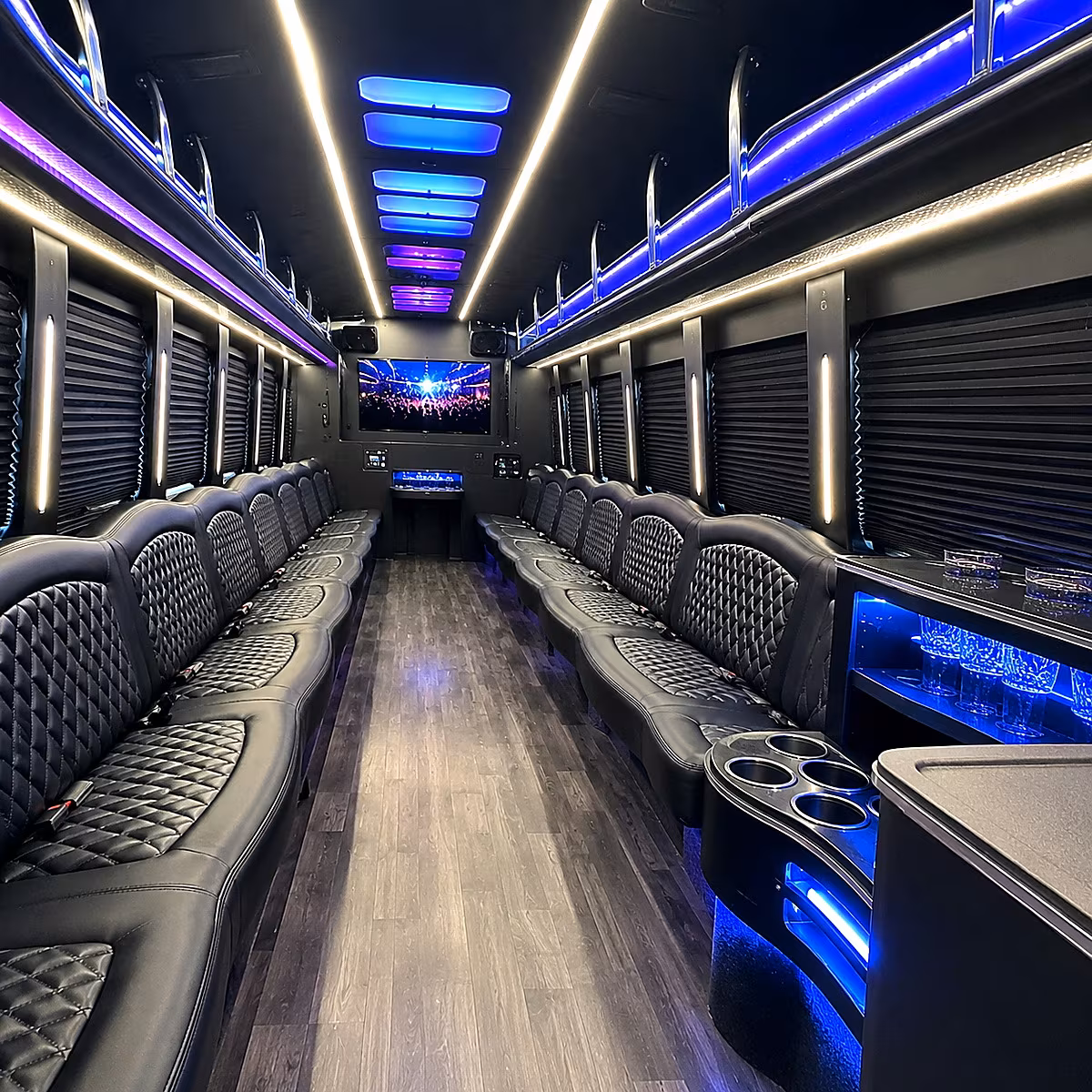 el monte wedding party bus rental