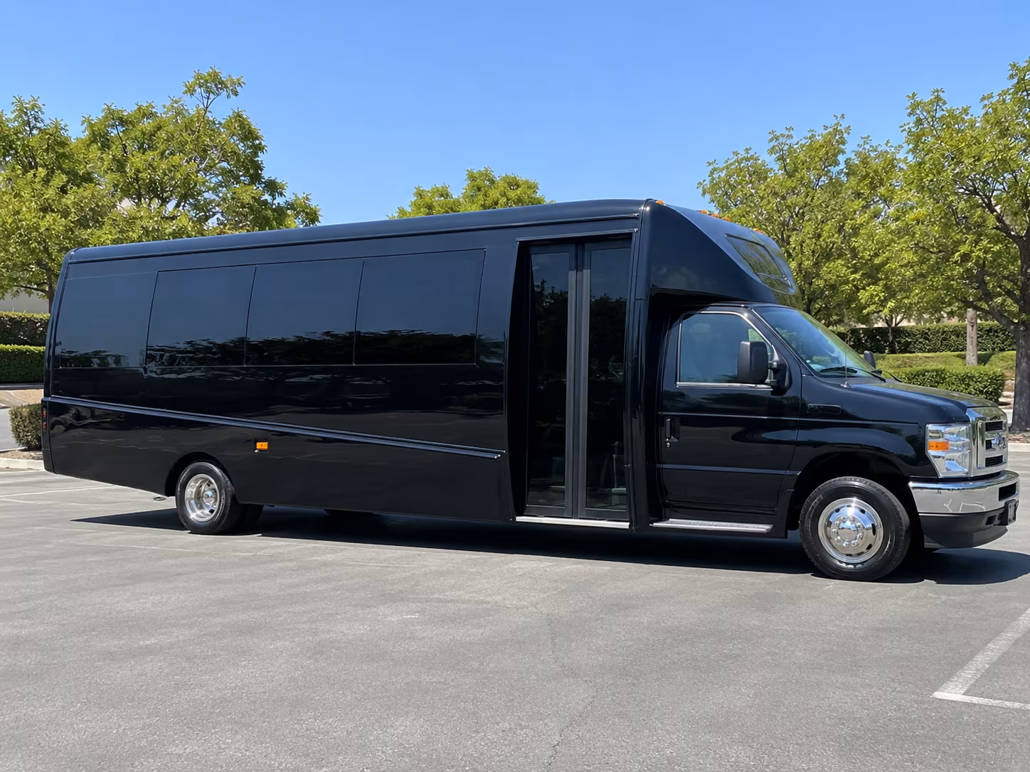 el monte wedding transportation onboard seating
